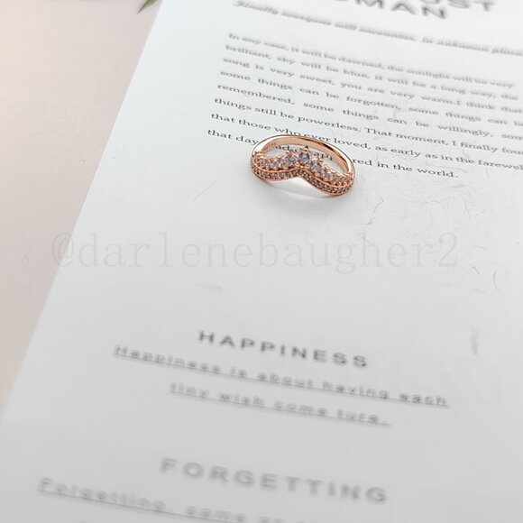 Pandora Princess Wishbone Ring - Picture 8 of 8